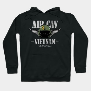 Air Cav Vietnam - Huey Pilot Helmet (distressed) Hoodie